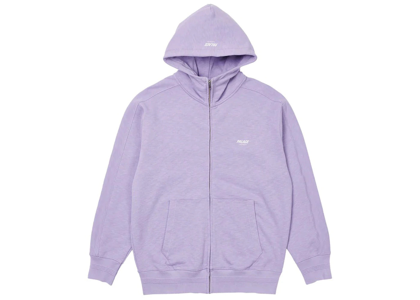 Palace Slub Zig Zag Hood Violet