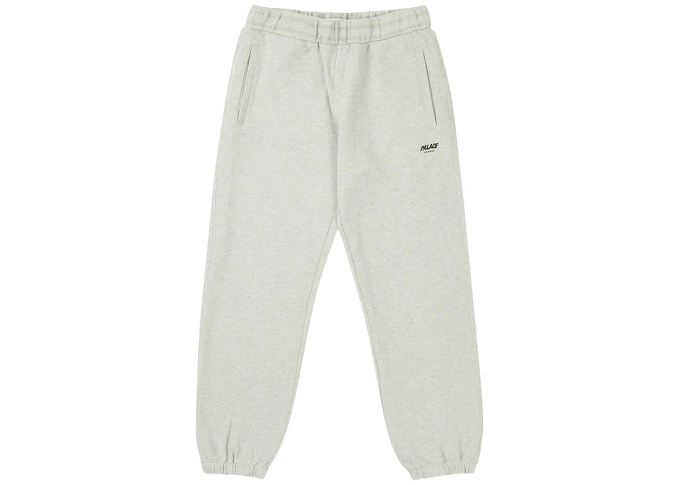 Palace Slub Zig Zag Joggers Grey Marl
