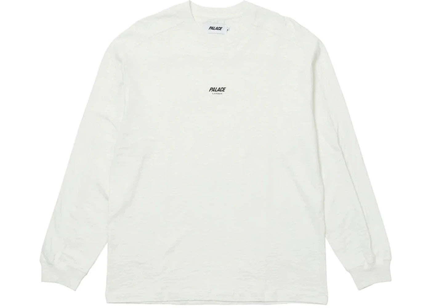 Palace Slub Zig Zag Longsleeve White