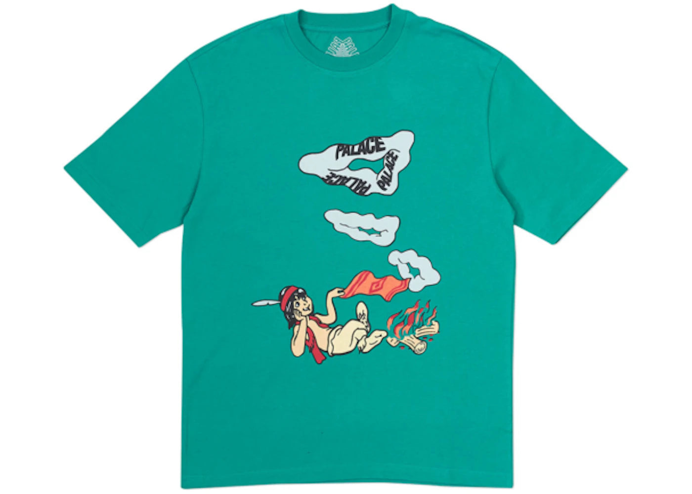Palace Smoke Sig T-Shirt Sea Green