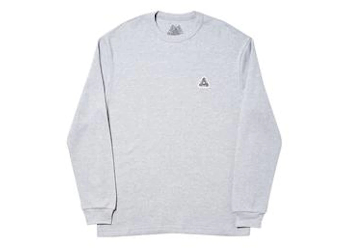 Palace Sofar Waffle Longsleeve Grey Marl