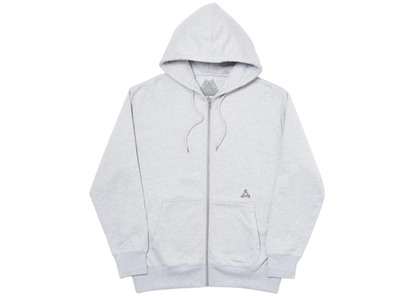 Palace Sofar Zip Hood Grey Marl