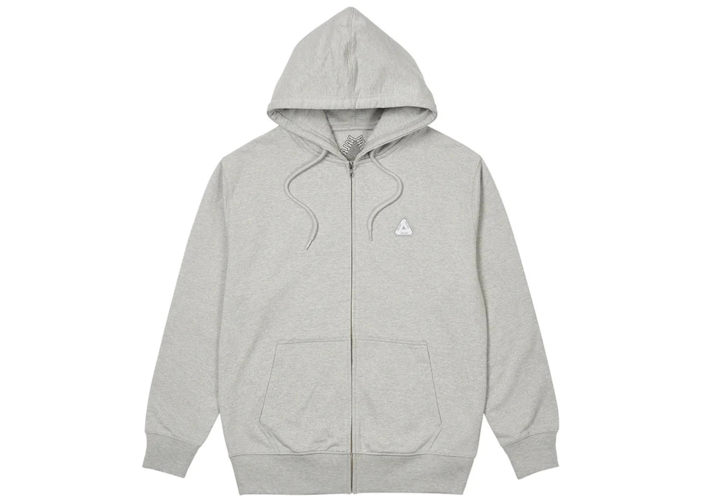 Palace Sofar Zip Hood (SS23) Grey Marl