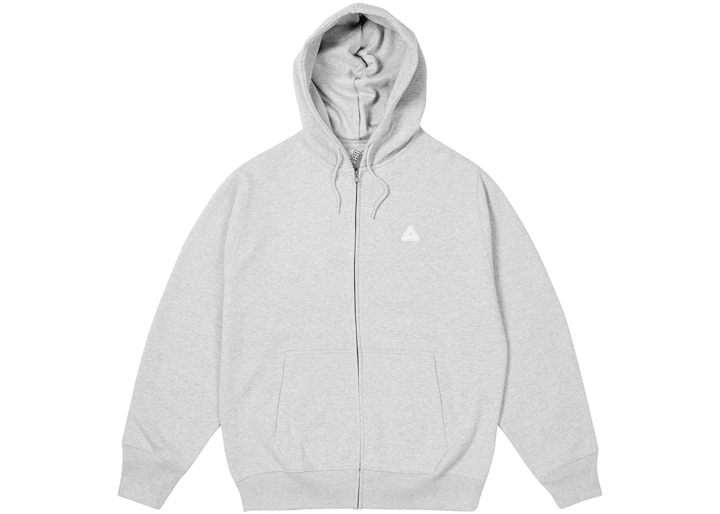 Palace Sofar Zip Hood (SS24) Grey Marl