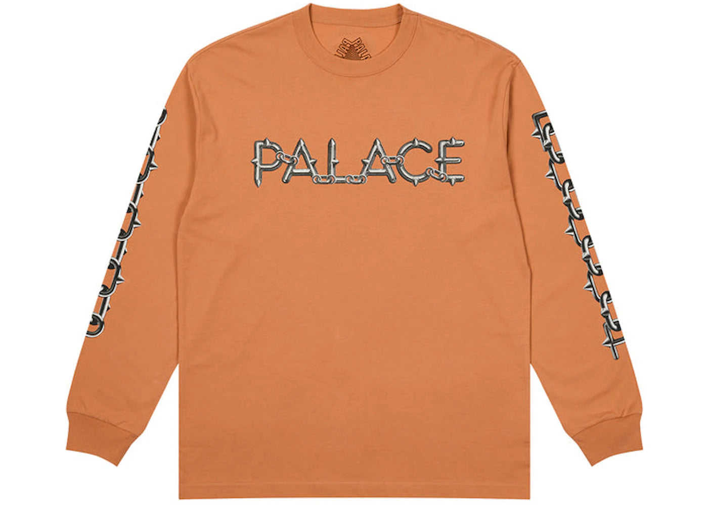 Palace Spike L/S Tee Caramel