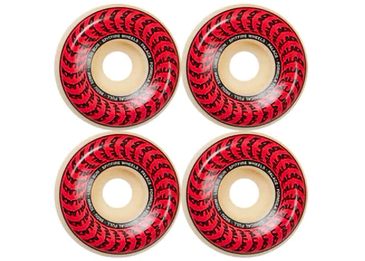 Palace Spitfire Conical Full Formula Natural 52mm Wheels White/Red