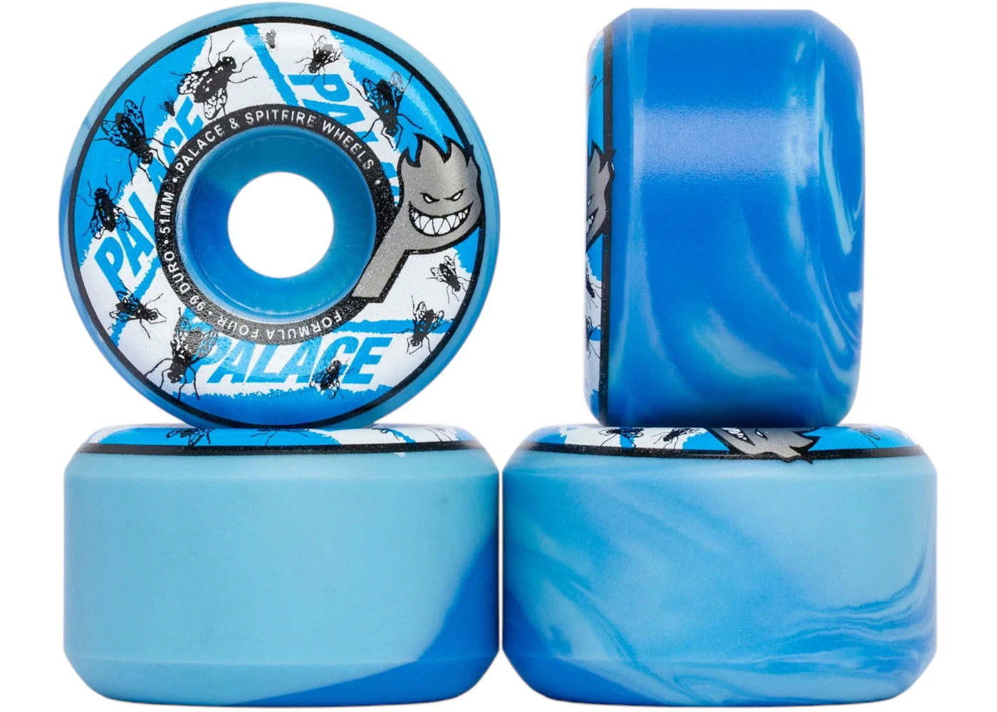 Palace Spitfire Formula Four Conical Full Fly 51MM Skateboard Wheels 51Mm