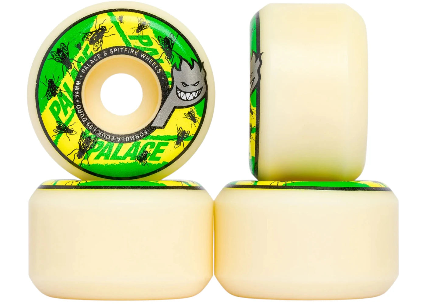Palace Spitfire Formula Four Conical Full Fly 54MM Skateboard Wheels 54Mm