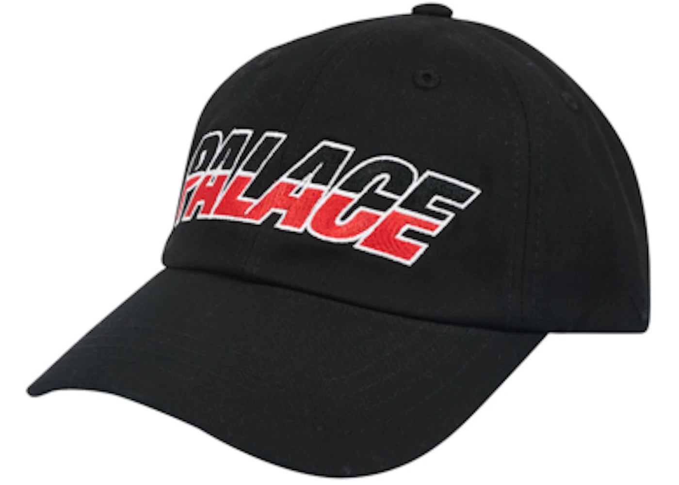 Palace Split Logo Hat Black
