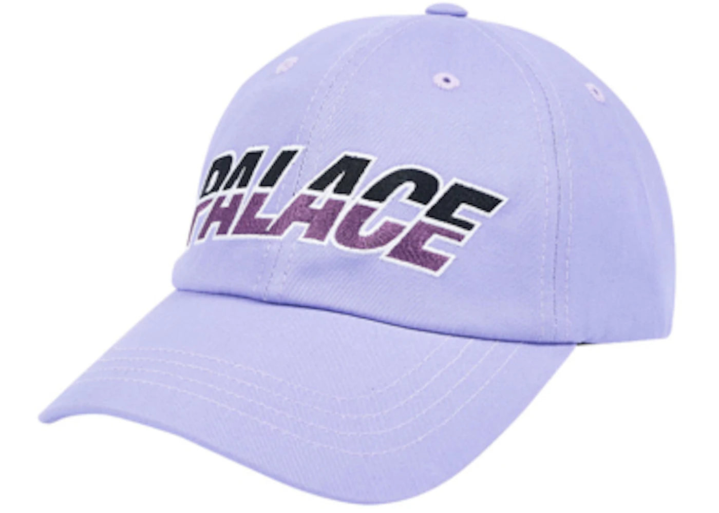 Palace Split Logo Hat Purple