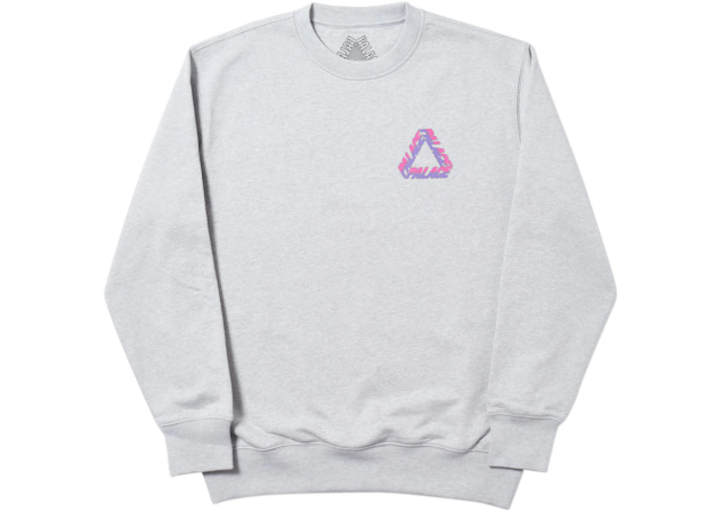 Palace Split P3 Crew Grey Marl