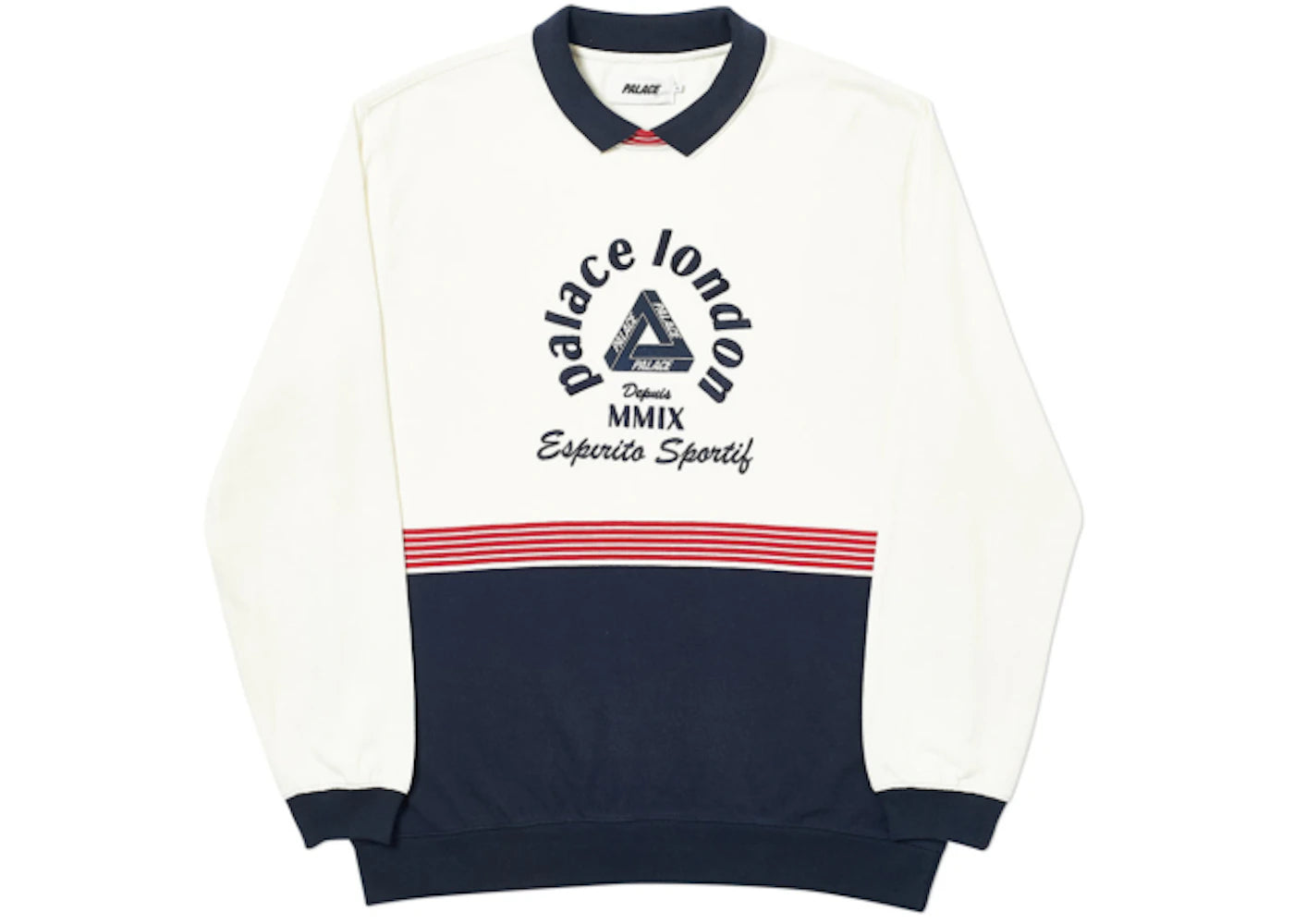 Palace Sportif Crew White/Navy