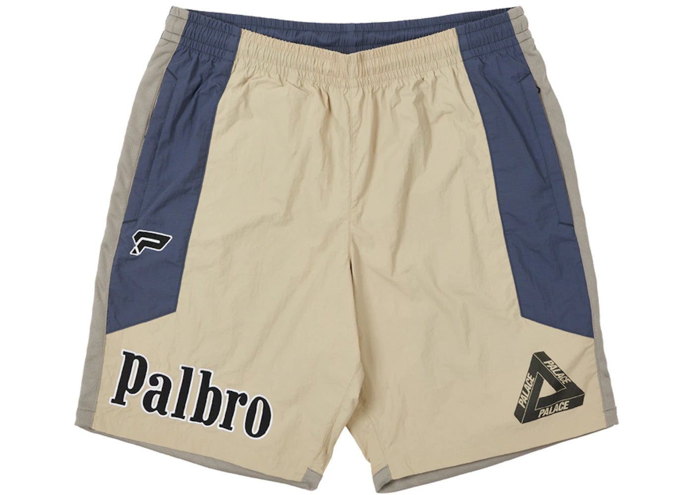 Palace Sports Shell Shorts Tan