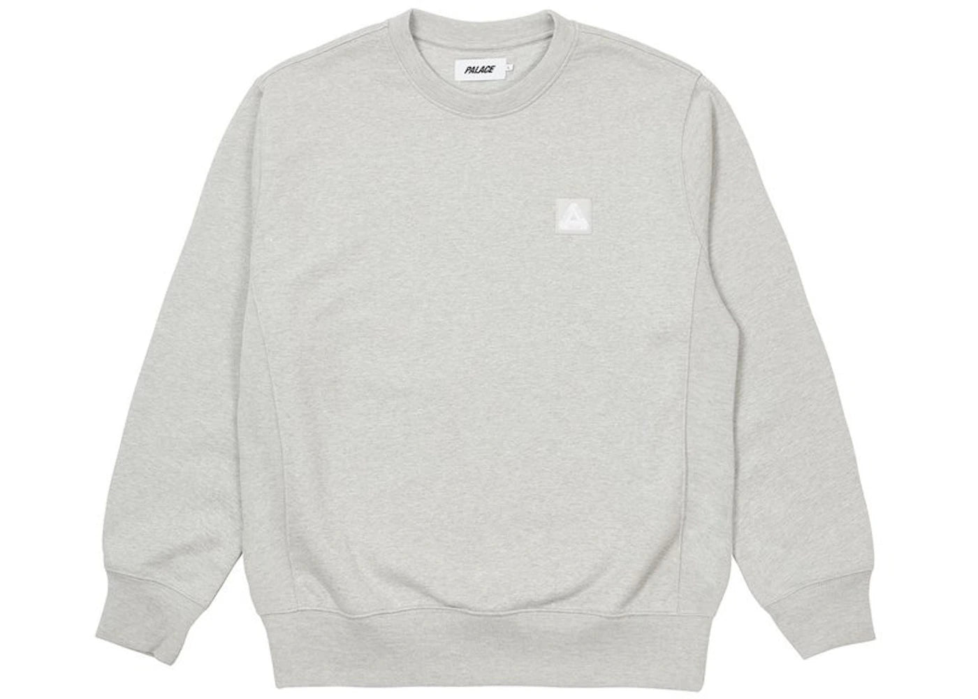 Palace Square Patch Crew Grey Marl