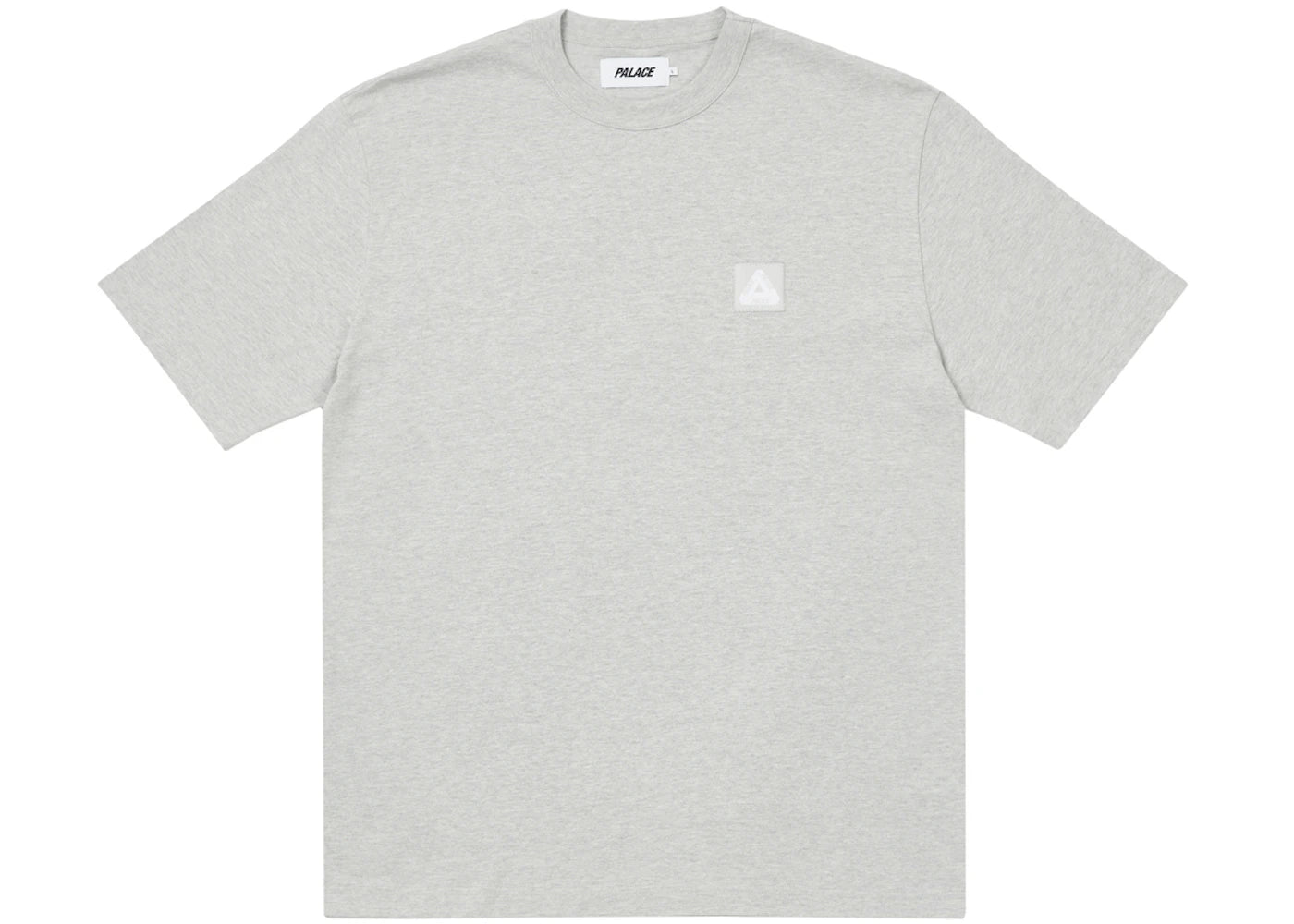 Palace Square Patch T-shirt Grey Marl