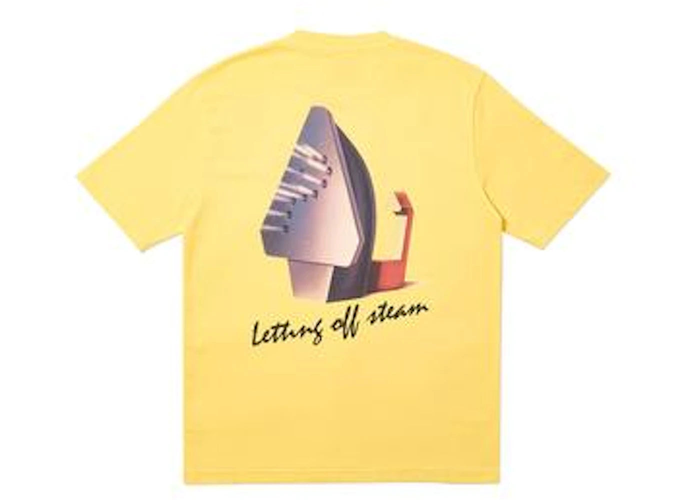 Palace Steaming T-shirt Yellow