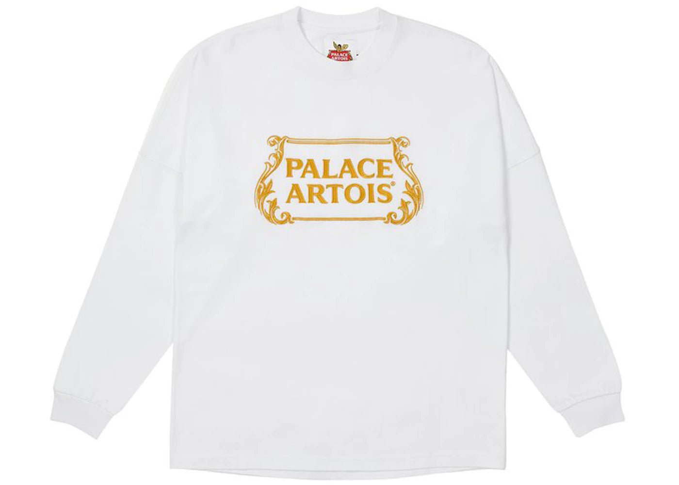 Palace Stella Artois Drop Shoulder Longsleeve White