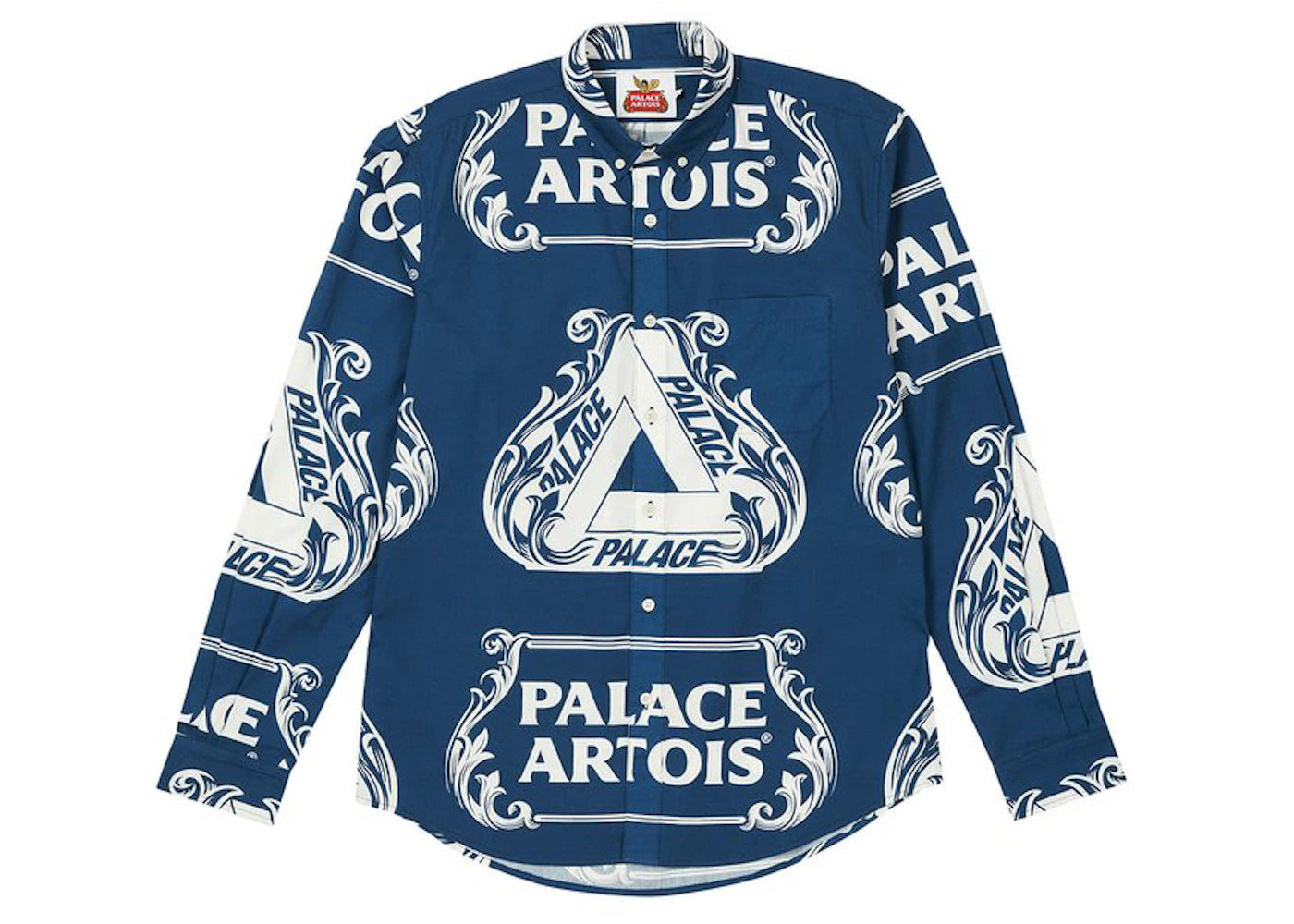 Palace Stella Artois Oxford Shirt Navy/White