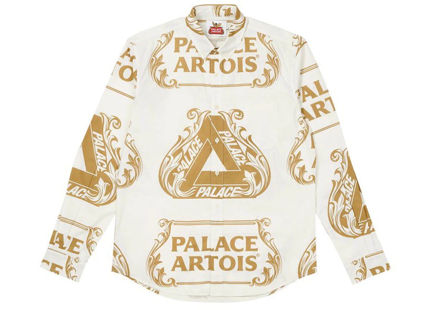 Palace Stella Artois Oxford Shirt White/Gold