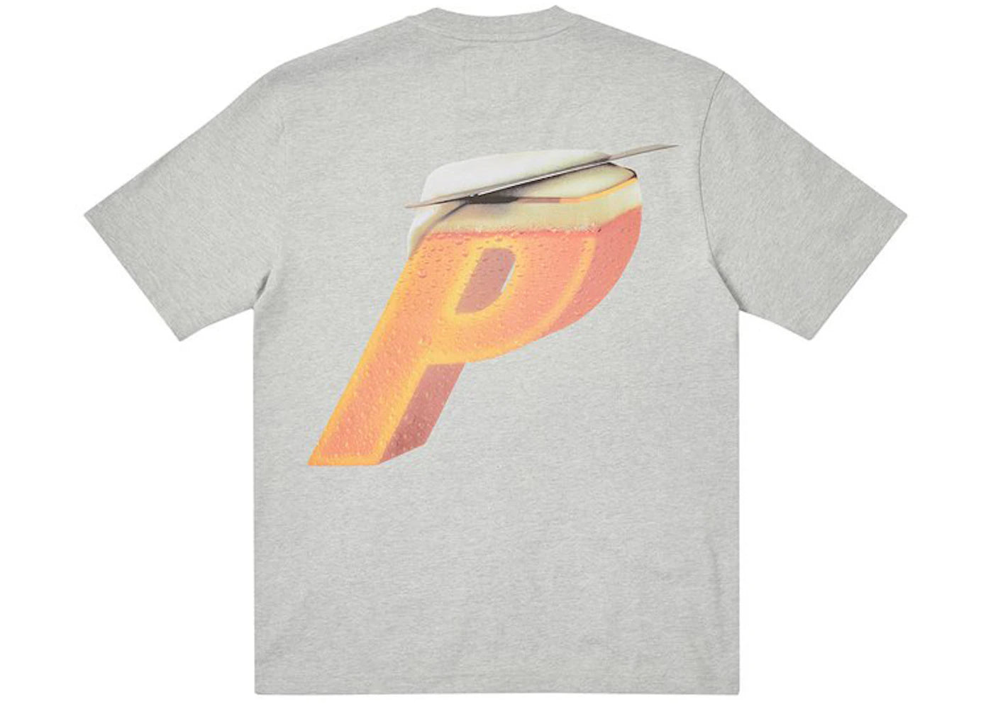 Palace Stella Artois P-Skim T-shirt Grey Marl