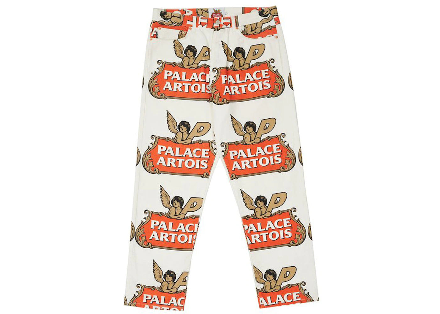 Palace Stella Artois Pant White/Red/Gold