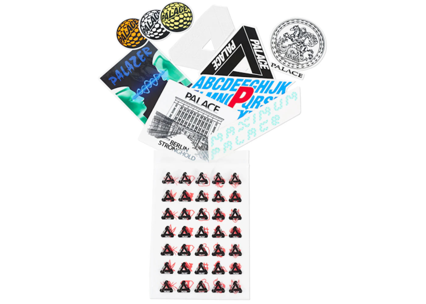 Palace Sticker Pack Autumn 2017 Multi