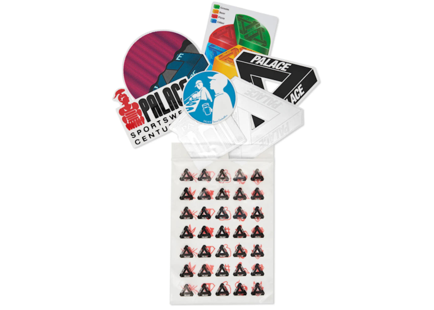 Palace Sticker Pack Winter 2016 Multi