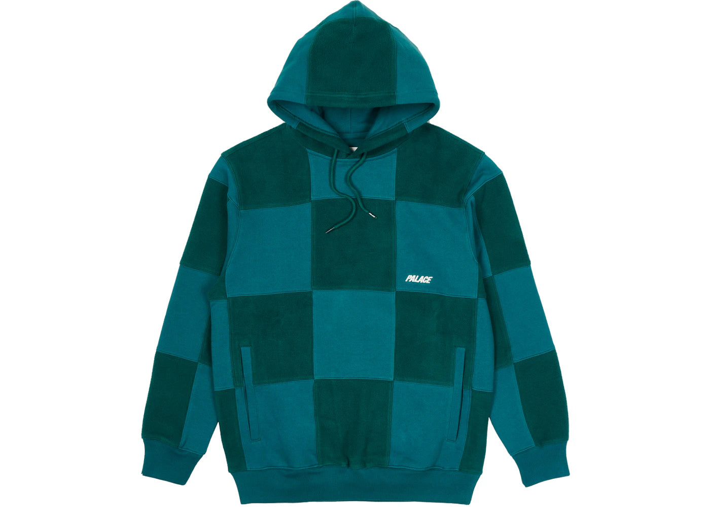 Palace Stitch Up Hood Teal