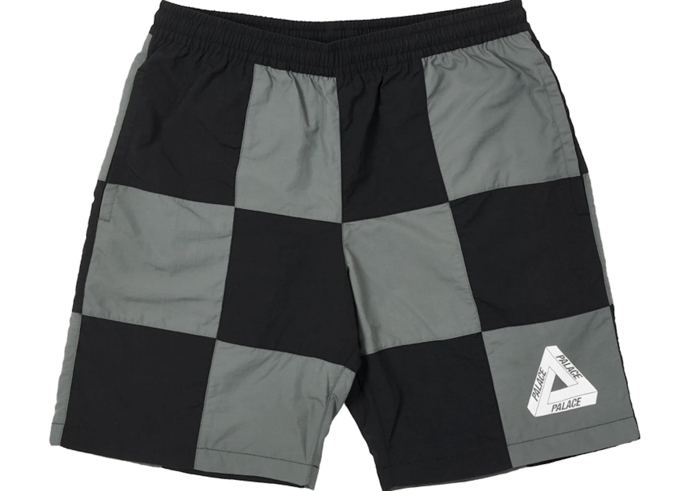 Palace Stitch Up Shell Shorts Black/Charcoal