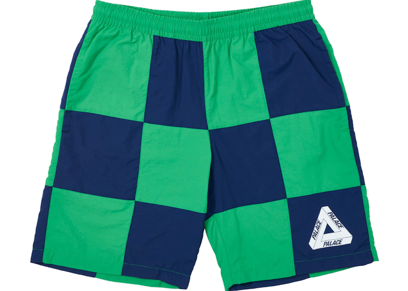 Palace Stitch Up Shell Shorts Green/Blue