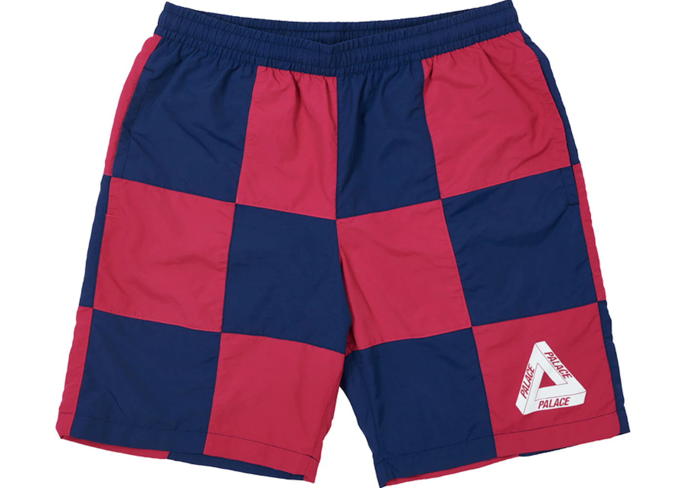 Palace Stitch Up Shell Shorts Navy/Magenta