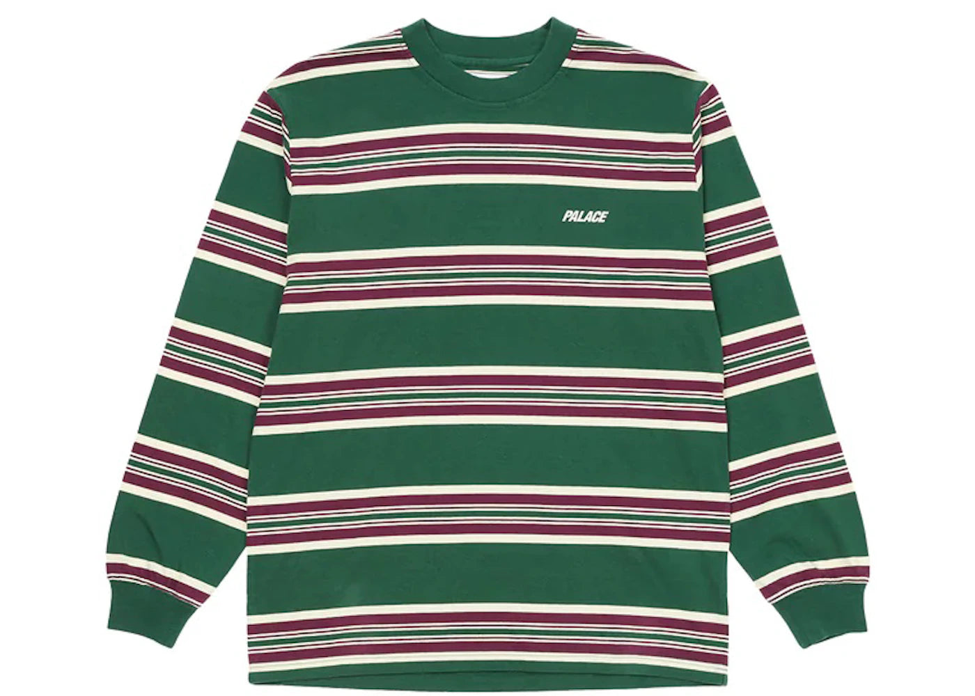 Palace Stoner Stripe Longsleeve Top Green