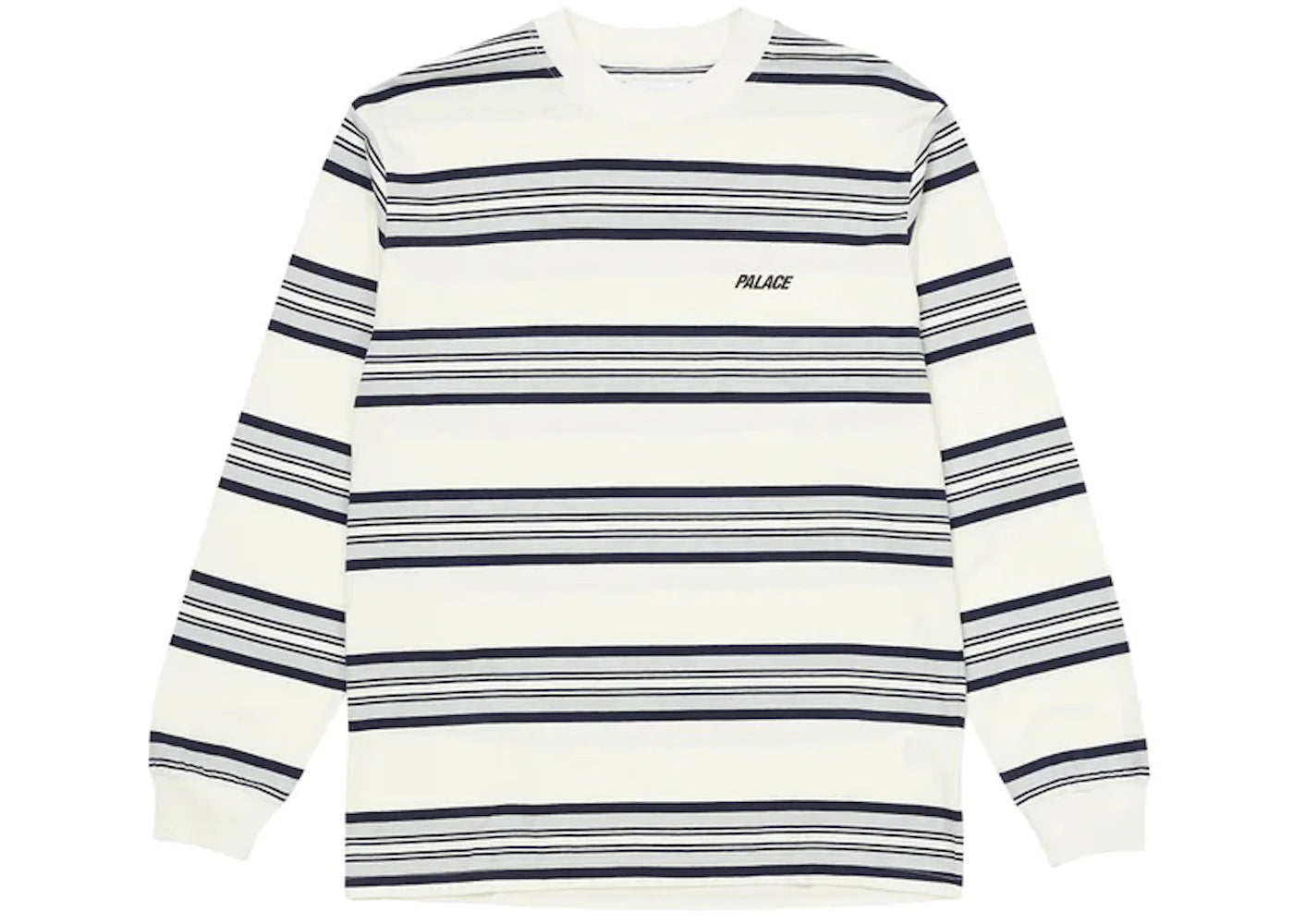 Palace Stoner Stripe Longsleeve Top White