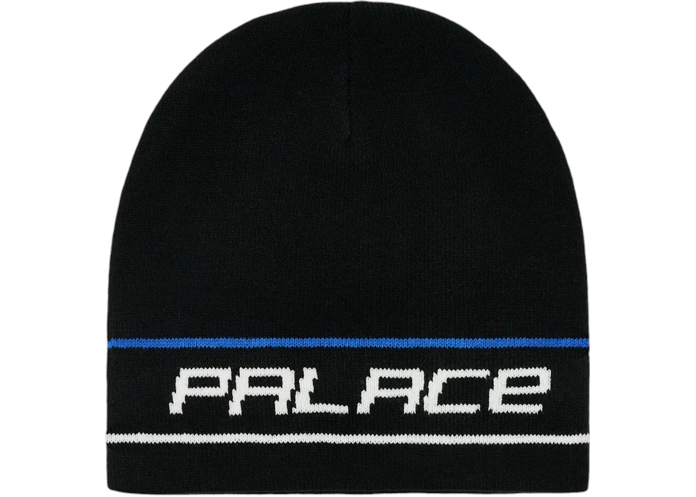 Palace Stripe Nein Cuff Beanie Black