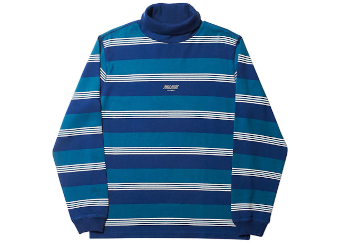 Palace Striped High Roller Top Teal/White/Navy