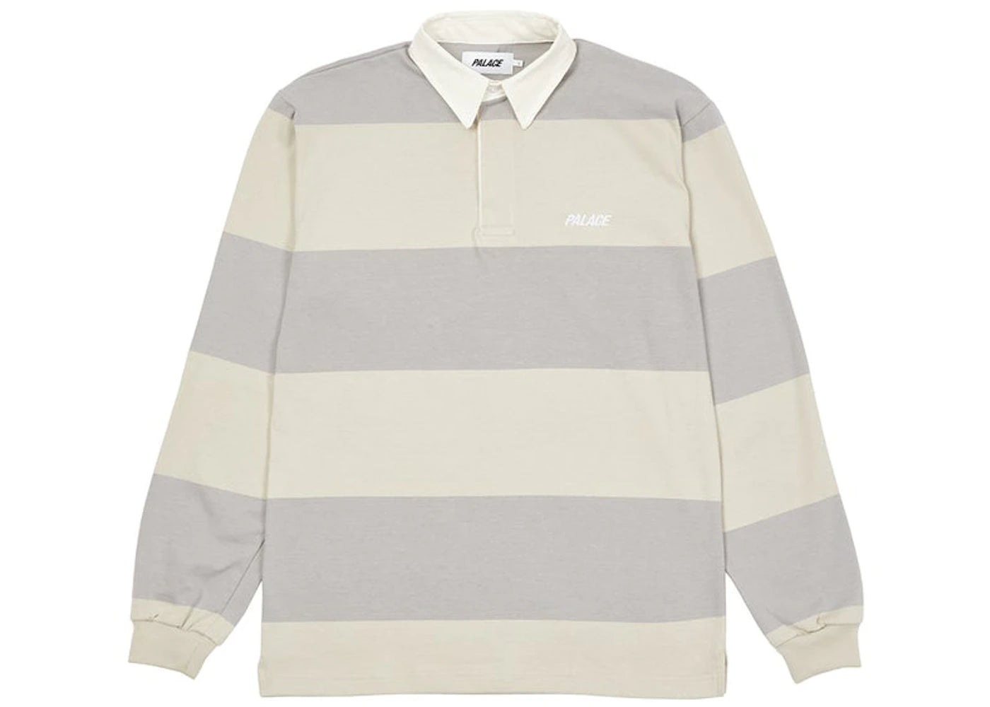 Palace Striped Rugby Beige