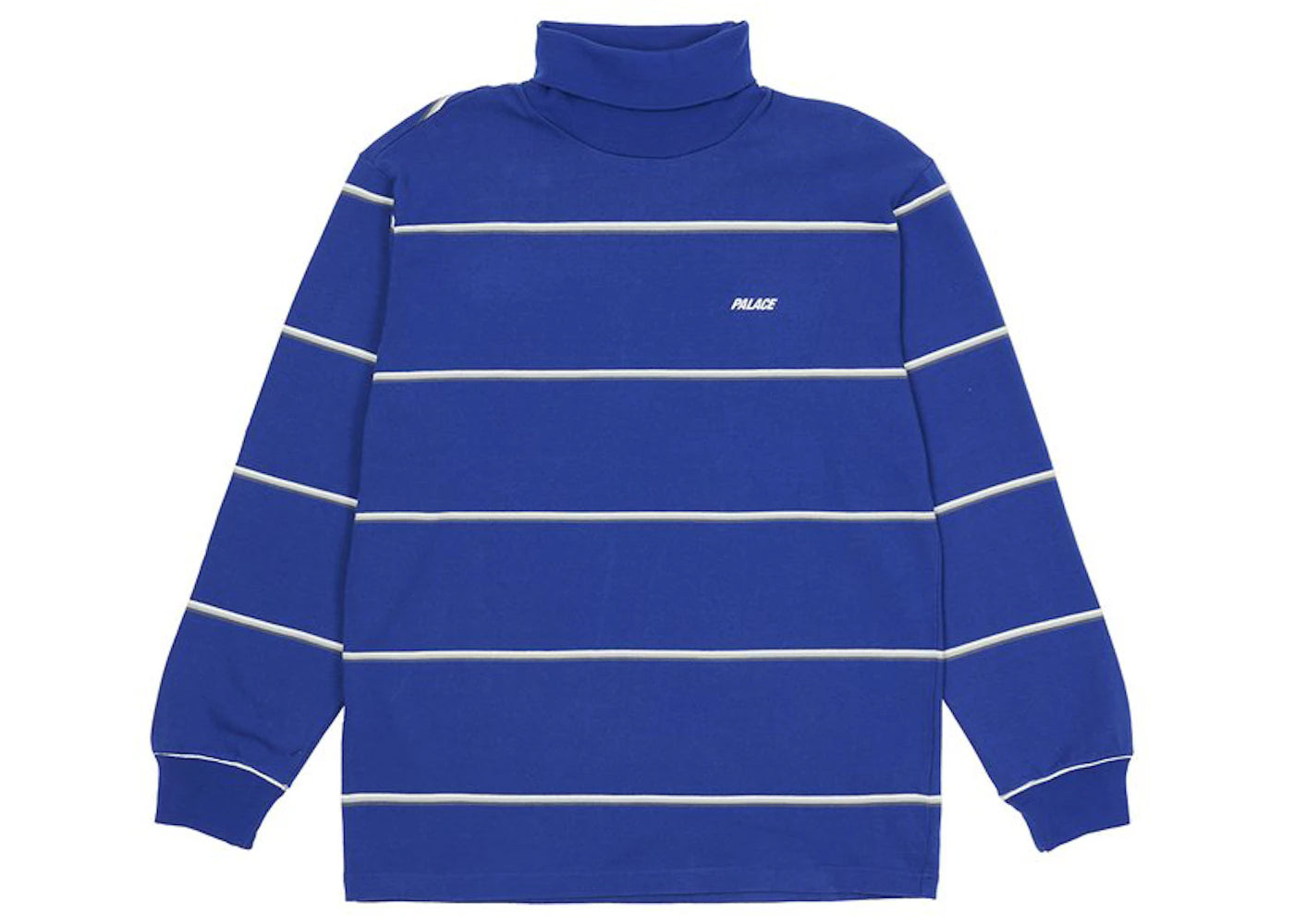 Palace Striped Turtleneck Blue