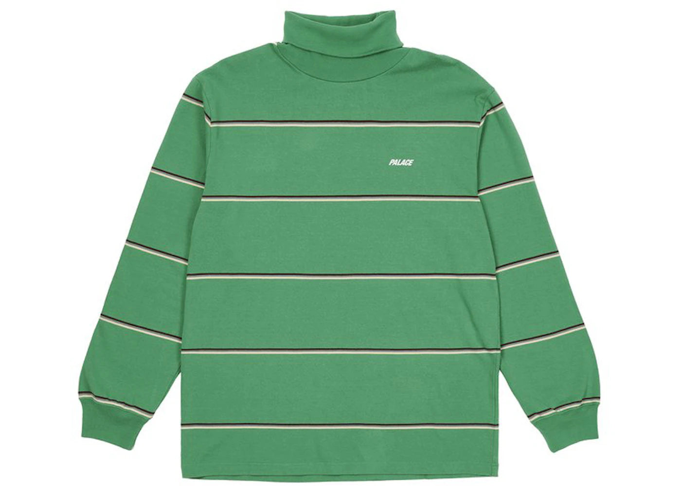 Palace Striped Turtleneck Green