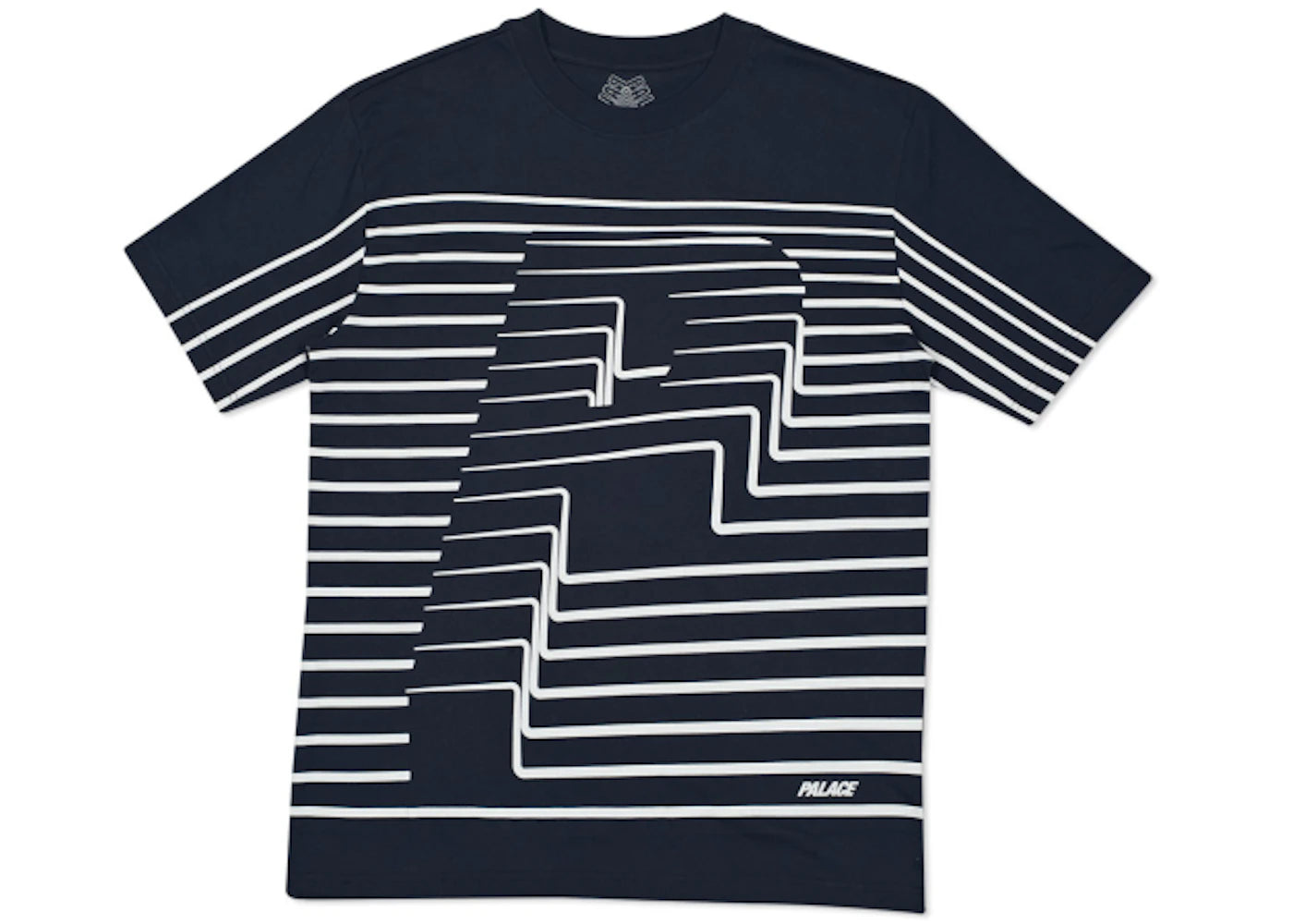 Palace Striper T-shirt Navy