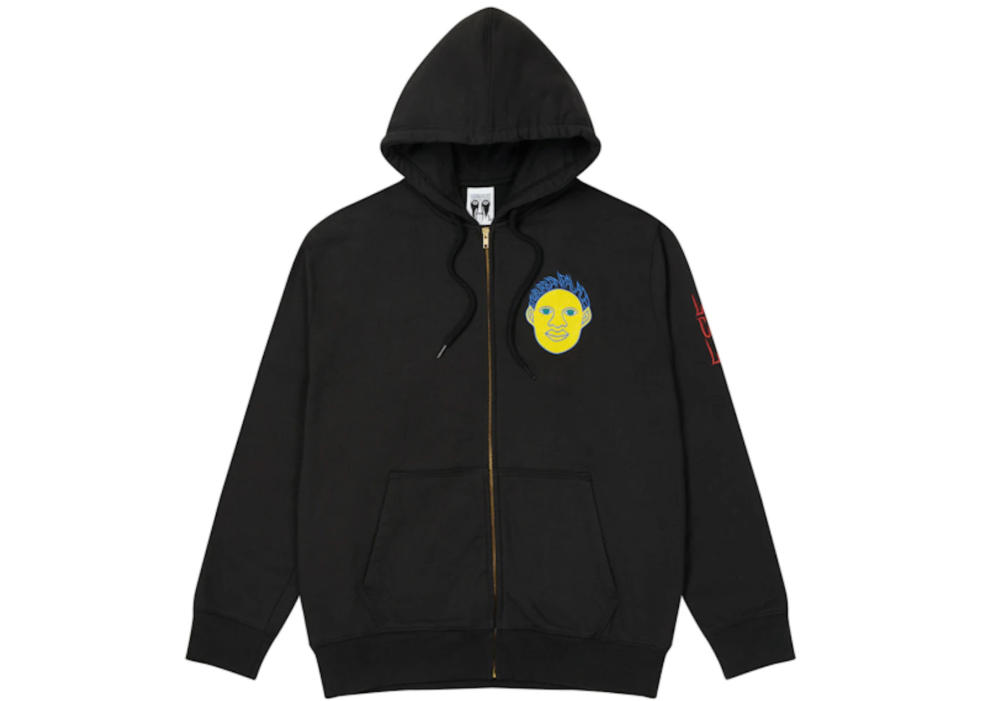 Palace Suburban Bliss Elf Head Patch Zip Hood Black
