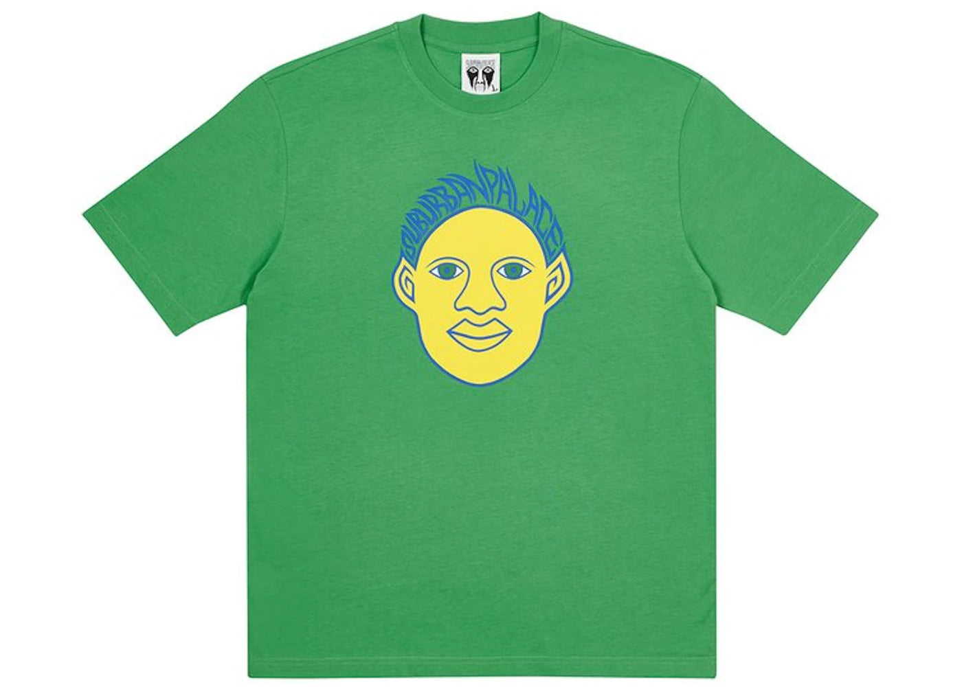 Palace Suburban Bliss Elf Head T-shirt Green