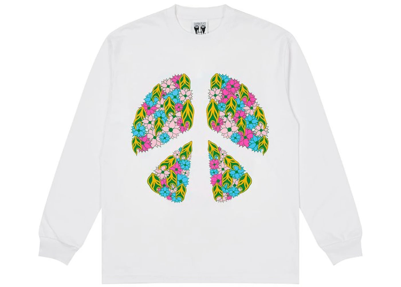 Palace Suburban Bliss Peace and Love Longsleeve White