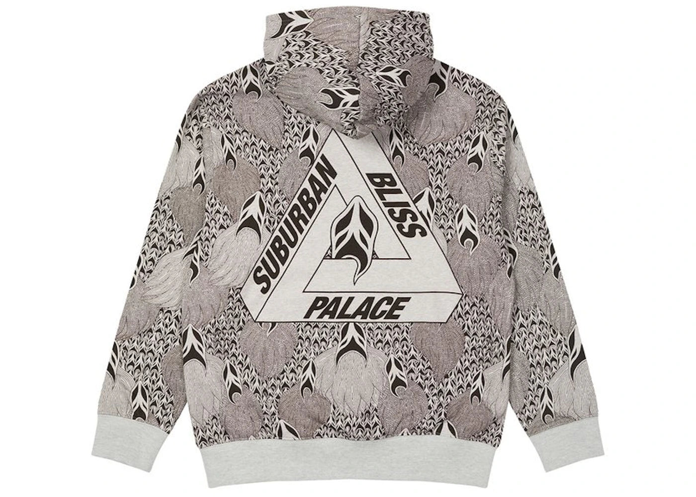 Palace Suburban Less Ghost Hood Grey