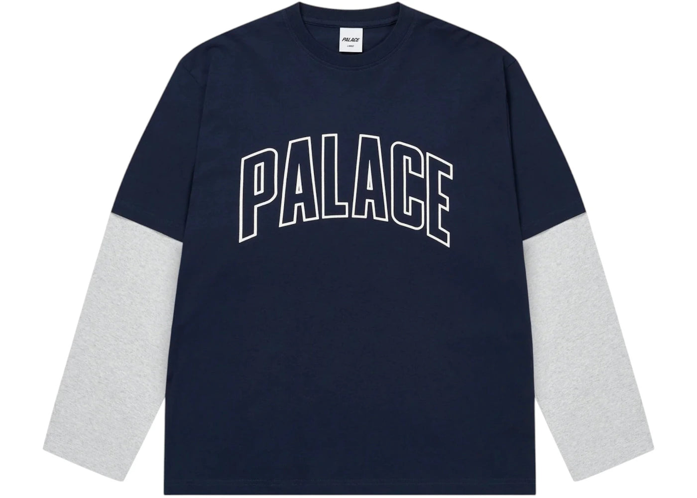 Palace Surprisingly Longsleeve Navy/Grey Marl