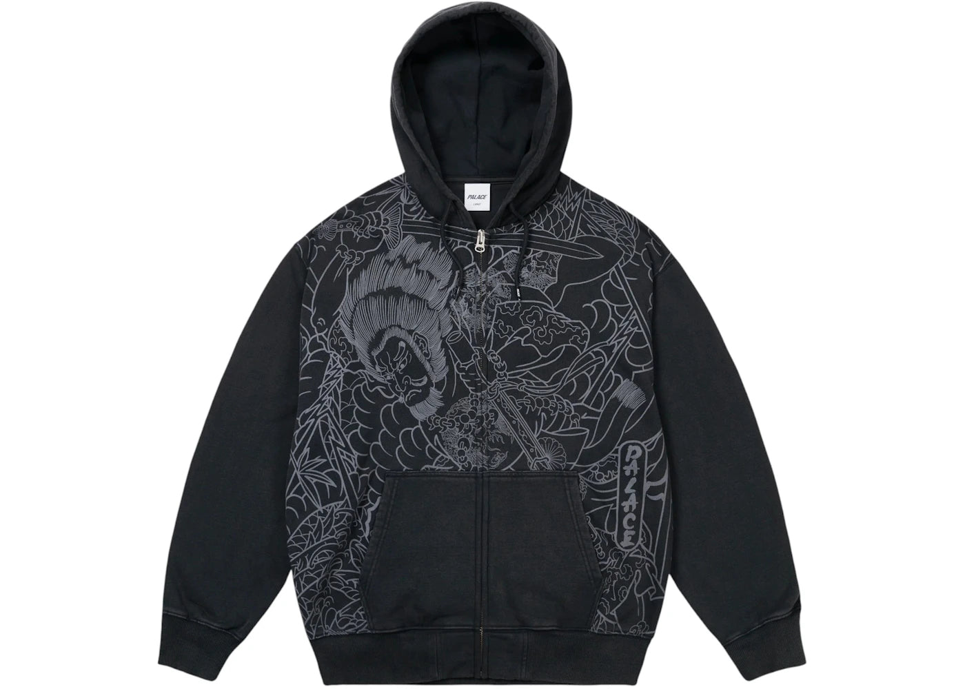 Palace Susanoo Zip Hood Black