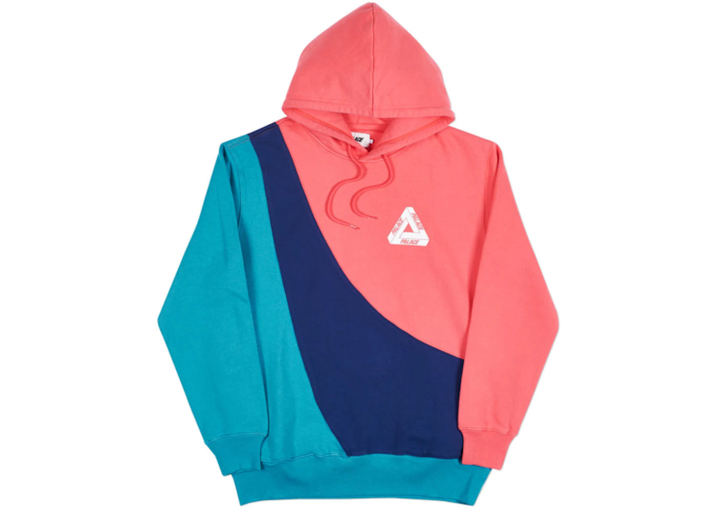 Palace Sweeper Hood Pink/Navy/Teal