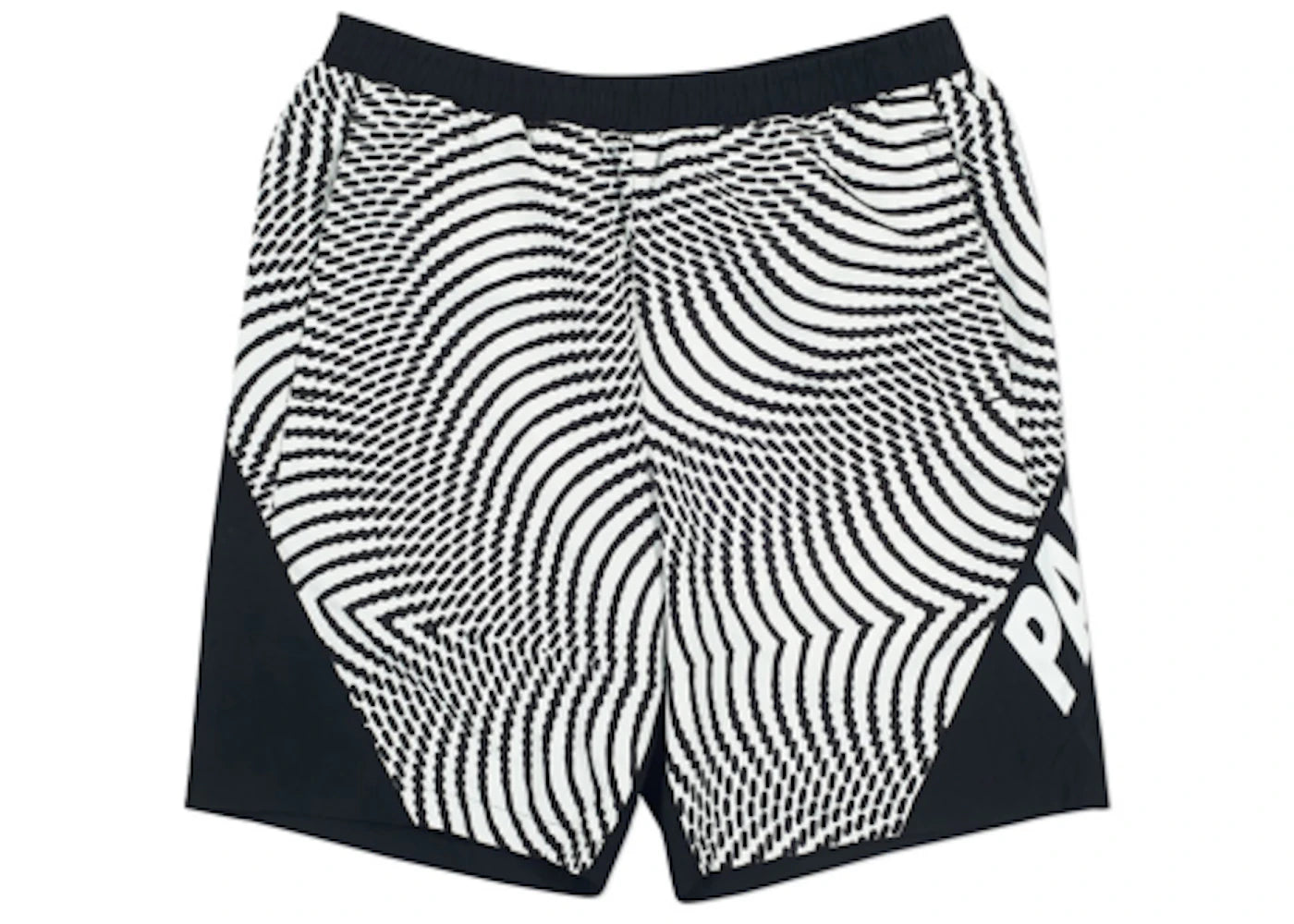 Palace Swirl Shorts Black/White