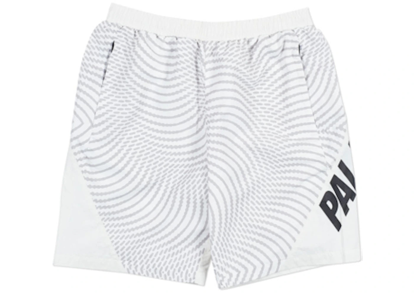 Palace Swirl Shorts White/Grey