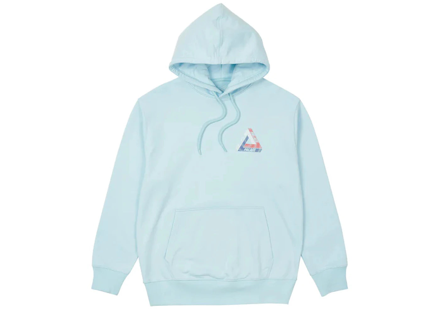 Palace Swirl Tri-Ferg Hood Baby Blue