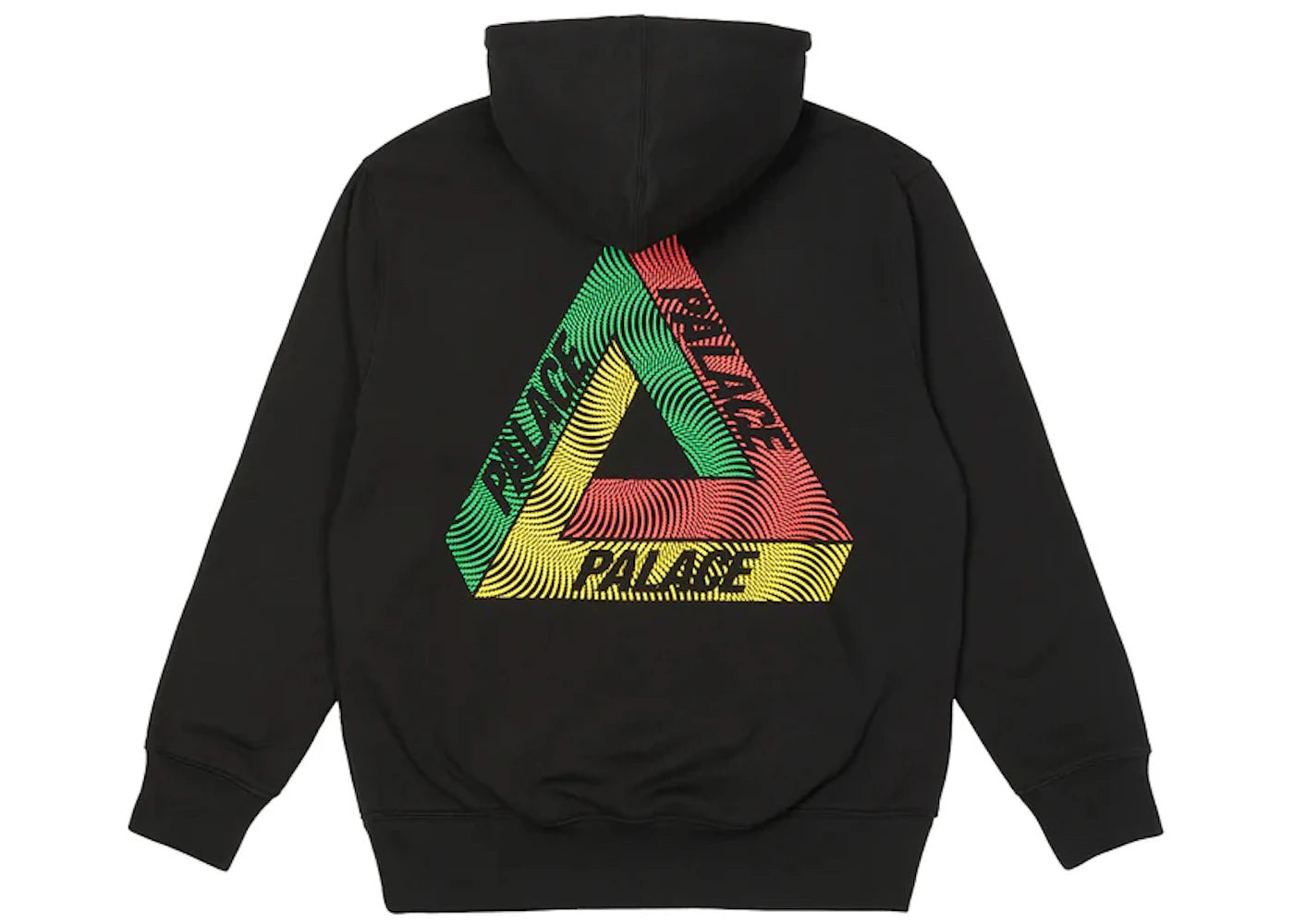 Palace Swirl Tri-Ferg Hood Black